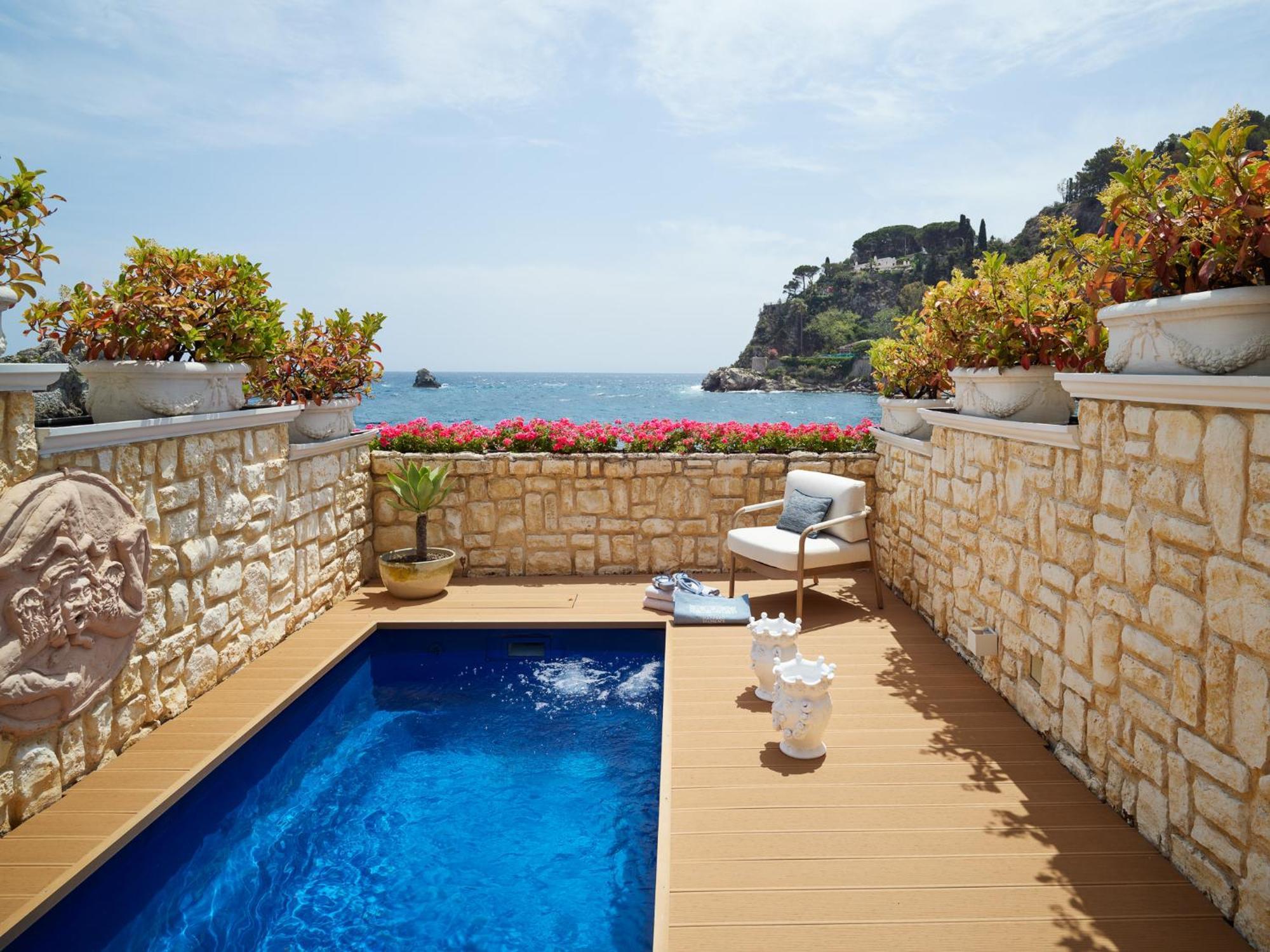 Mazzaro Sea Palace - The Leading Hotels Of The World Taormina Buitenkant foto